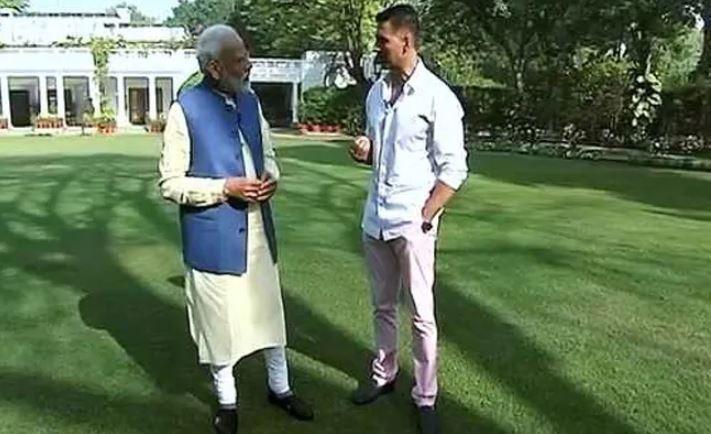 Prime Minister Narendra Modi and Akshay Kumar