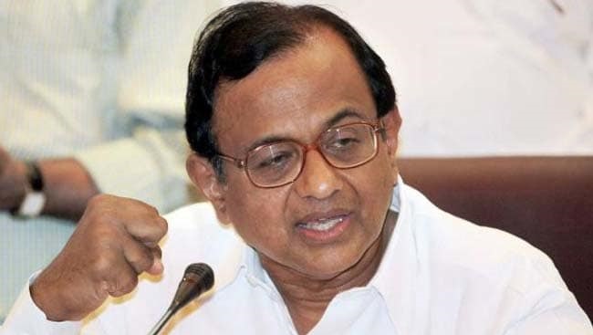 Congress leader P Chidambaram