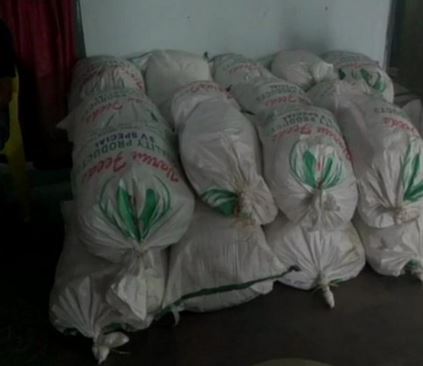 cannabis seized by Visakhapatnam Rural Police at Garikabanda check post