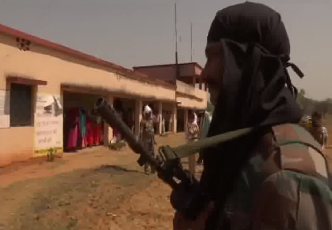 Amid tight security, voting takes place for the first time in Jagodih area of Palamu in Jharkhand