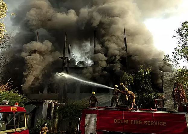 Fire breaks out at Shastri Bhawan