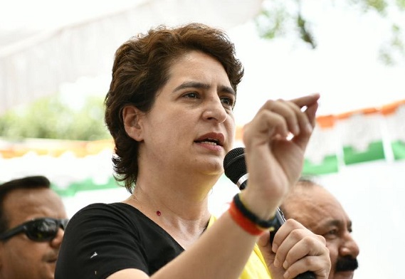 Congress leader Priyanka Gandhi Vadra