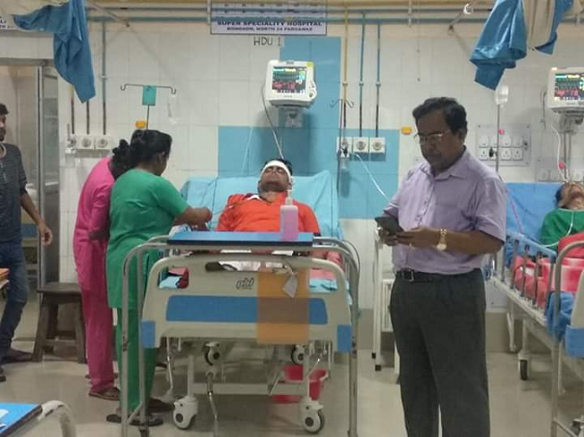 BJP candidate Shantunu Thakur hospitalized