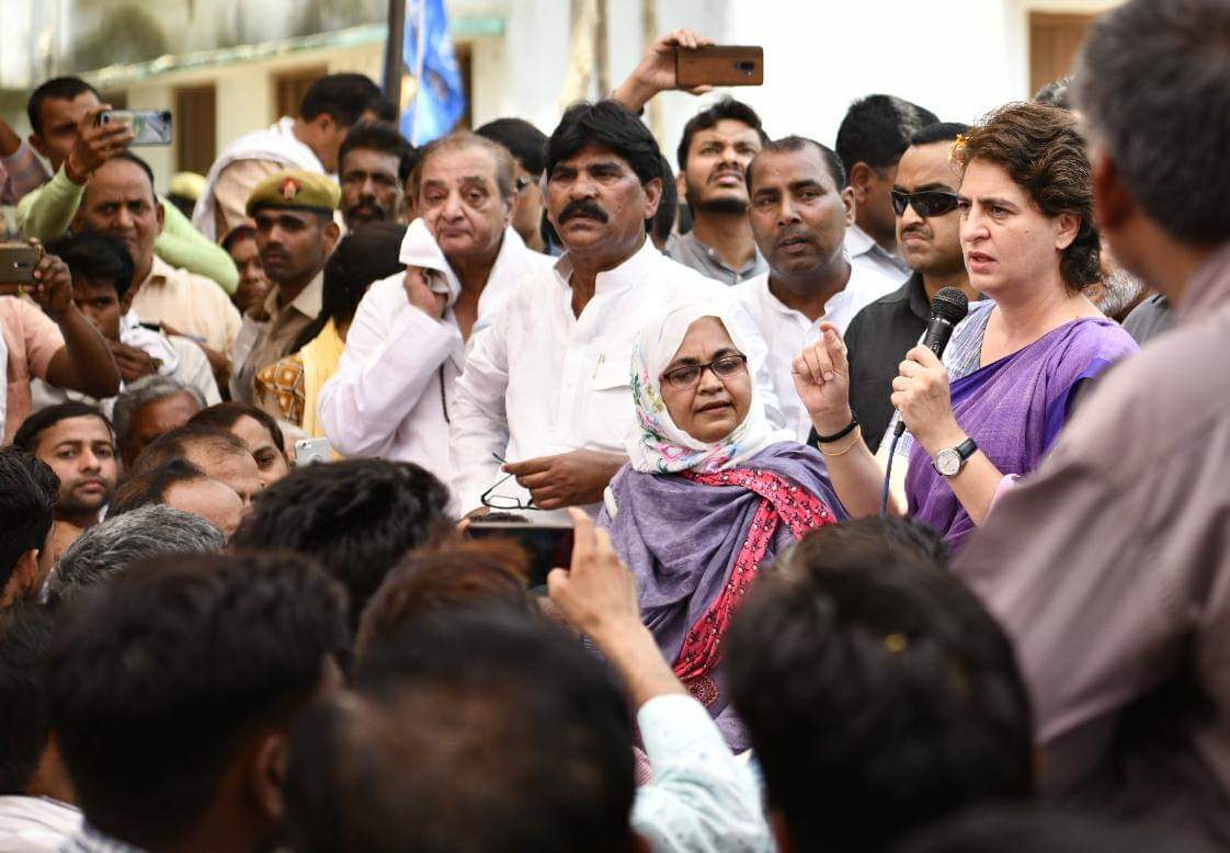 Congress leader Priyanka Gandhi Vadra