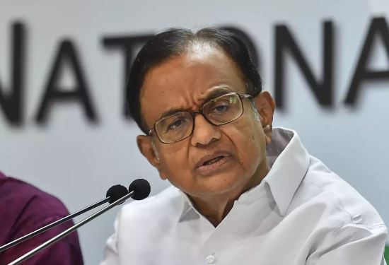 Senior Congress leader P Chidambaram