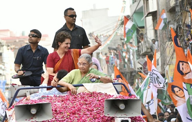 Congress leader Priyanka Gandhi Vadra