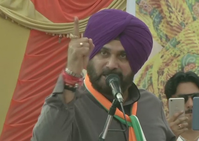 Congress leader Navjot Singh Sidhu