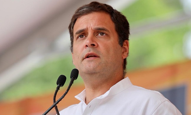 Congress President Rahul Gandhi