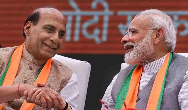 Rajnath  with Narendra Modi (File Photo)