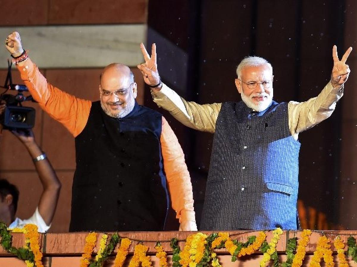 PM Modi with Amit Shah (File Photo)