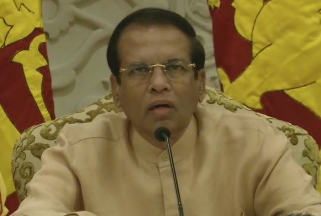 Sri Lankan President Maithripala Sirisena