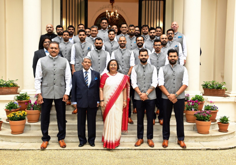 Indian cricket team visits High Commissioner’s residence in London