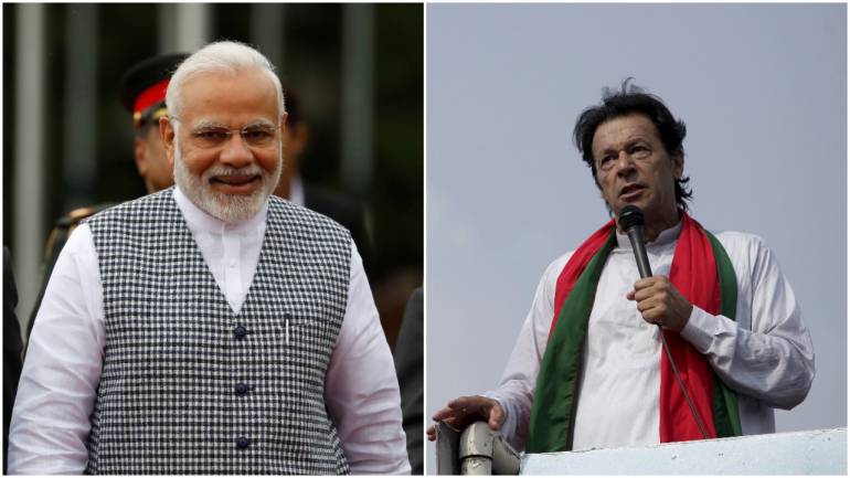 Prime Minister Narendra Modi and Pakistan PM Imran Khan