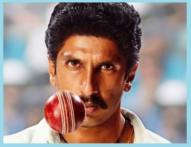 Ranveer Singh as Indian cricketer Kapil Dev