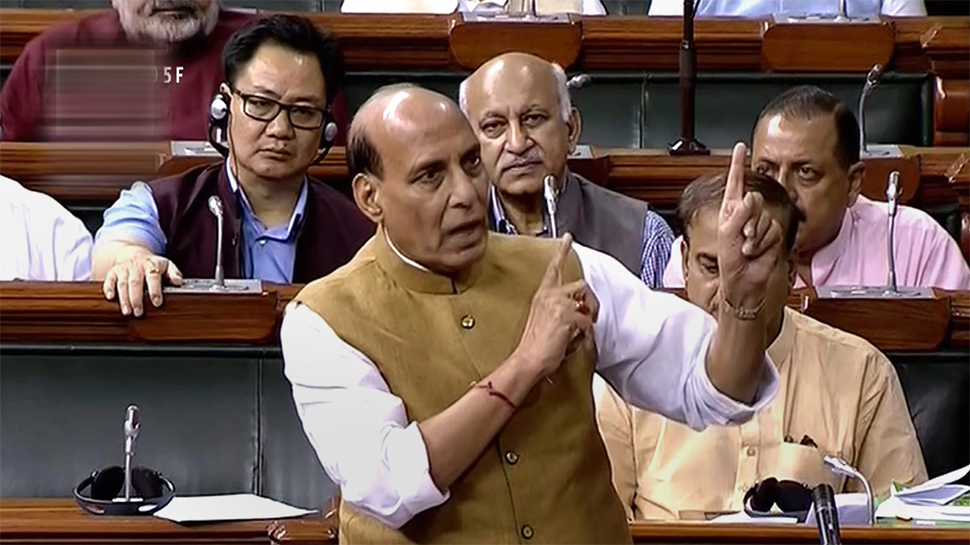 Defence Minister Rajnath Singh