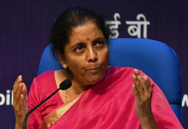 Finance Minister Nirmala Sitharaman