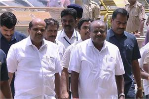 Karnataka Chief Minister H D Kumaraswamy announced that he would seek a trust vote