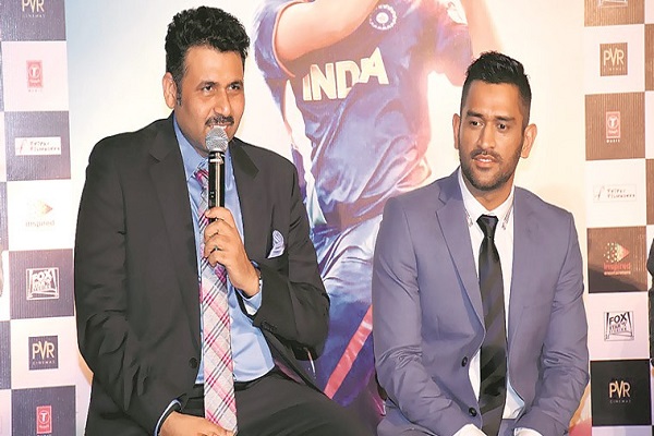 Arun Pandey and MS Dhoni