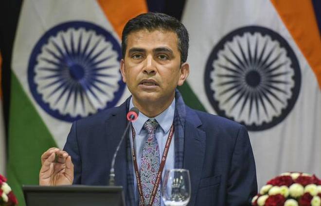 MEA spokesperson Raveesh Kumar