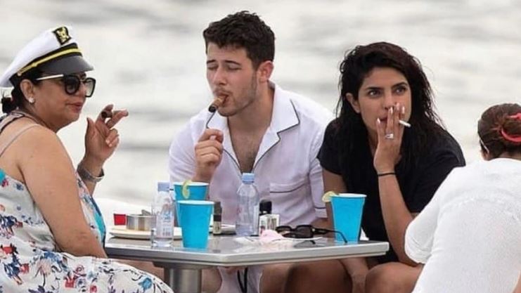 Priyanka Chopra smoking Cigarette