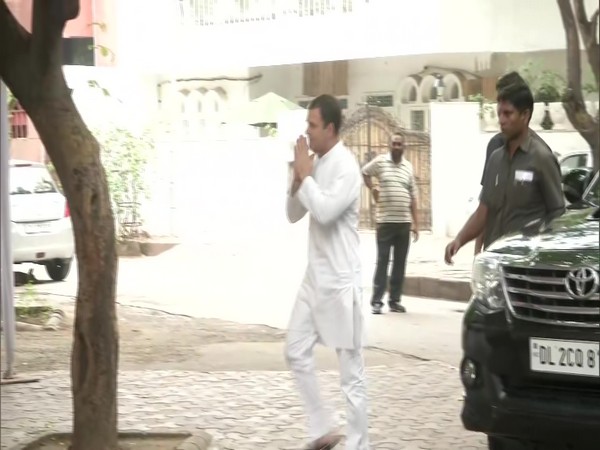 Rahul Gandhi visited Sheila Dikshit Residence