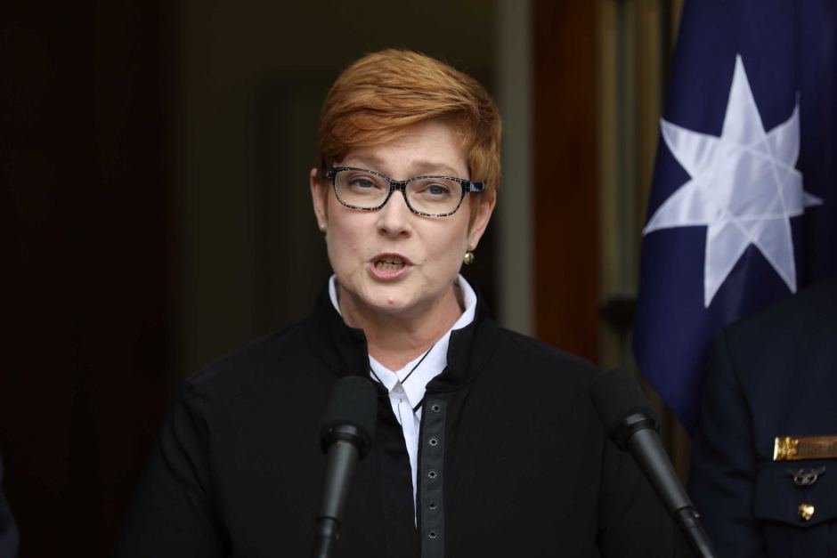 Foreign Minister Marise Payne