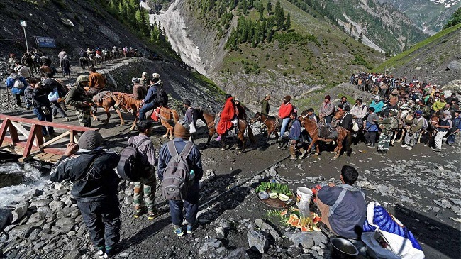 अमरनाथ यात्रा स्थगित