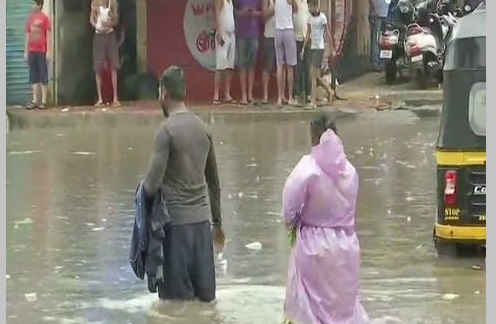 Water logged in parts of Mumbai following incessant rainfall