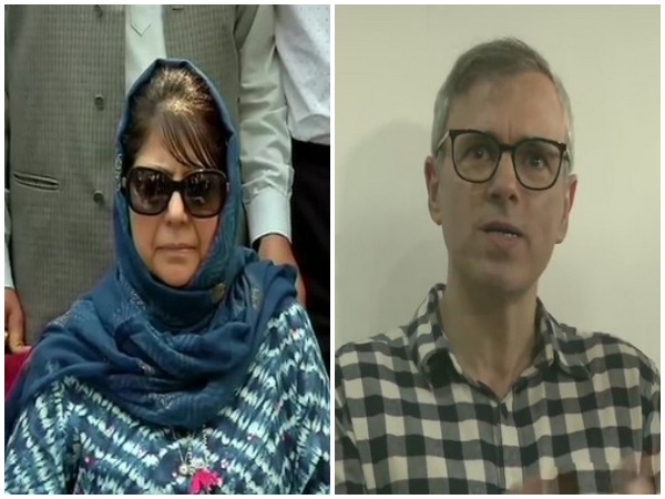 PDP president Mehbooba Mufti and National Conference deputy chief Omar Abdullah