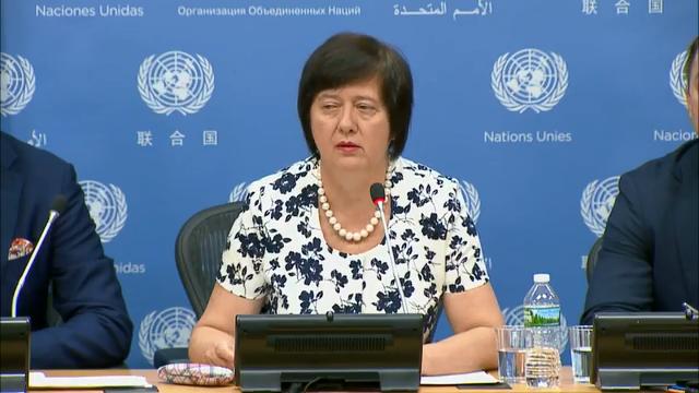 UN Security Council (UNSC) President Joanna Wronecka