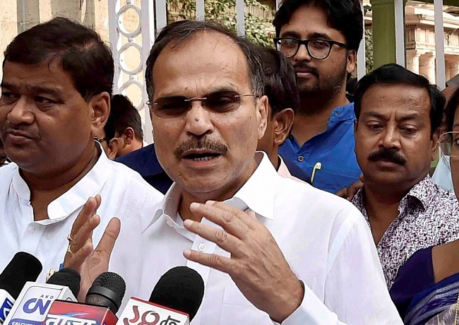 Congress leader Adhir Ranjan Chowdhury