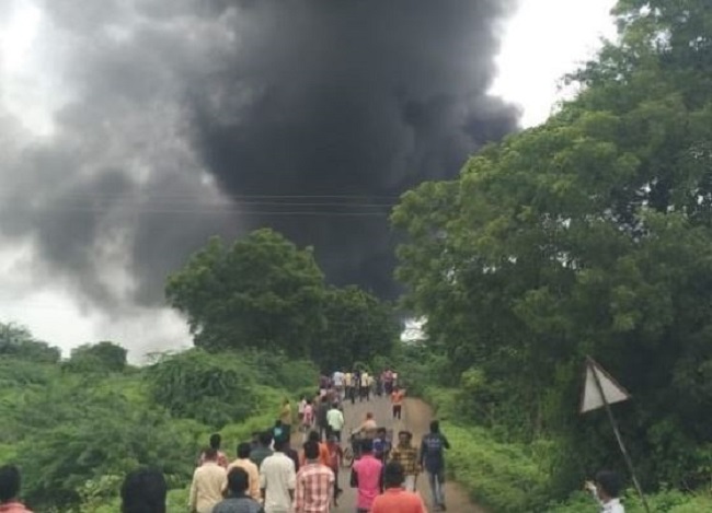 Fire broke out in Maharashtra's chemical factory