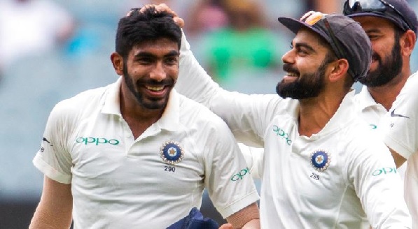 jasprit bumrah and virat kohli