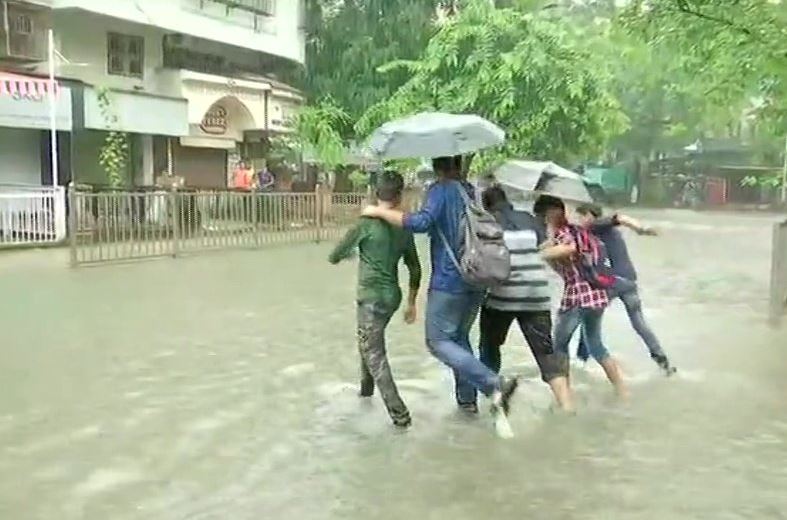 Sion area gets water-logged following rainfall in the city