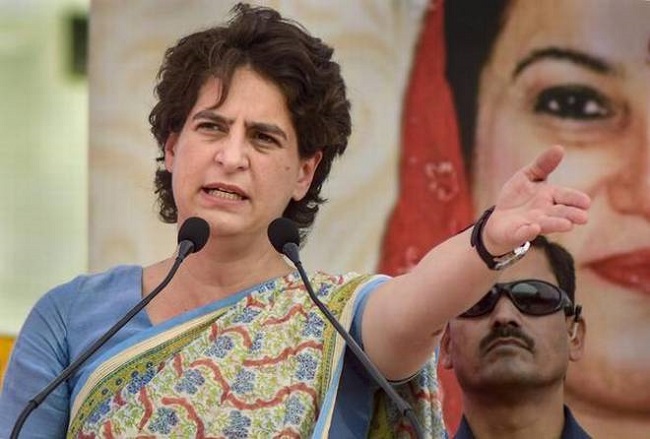 Congress leader Priyanka Gandhi Vadra