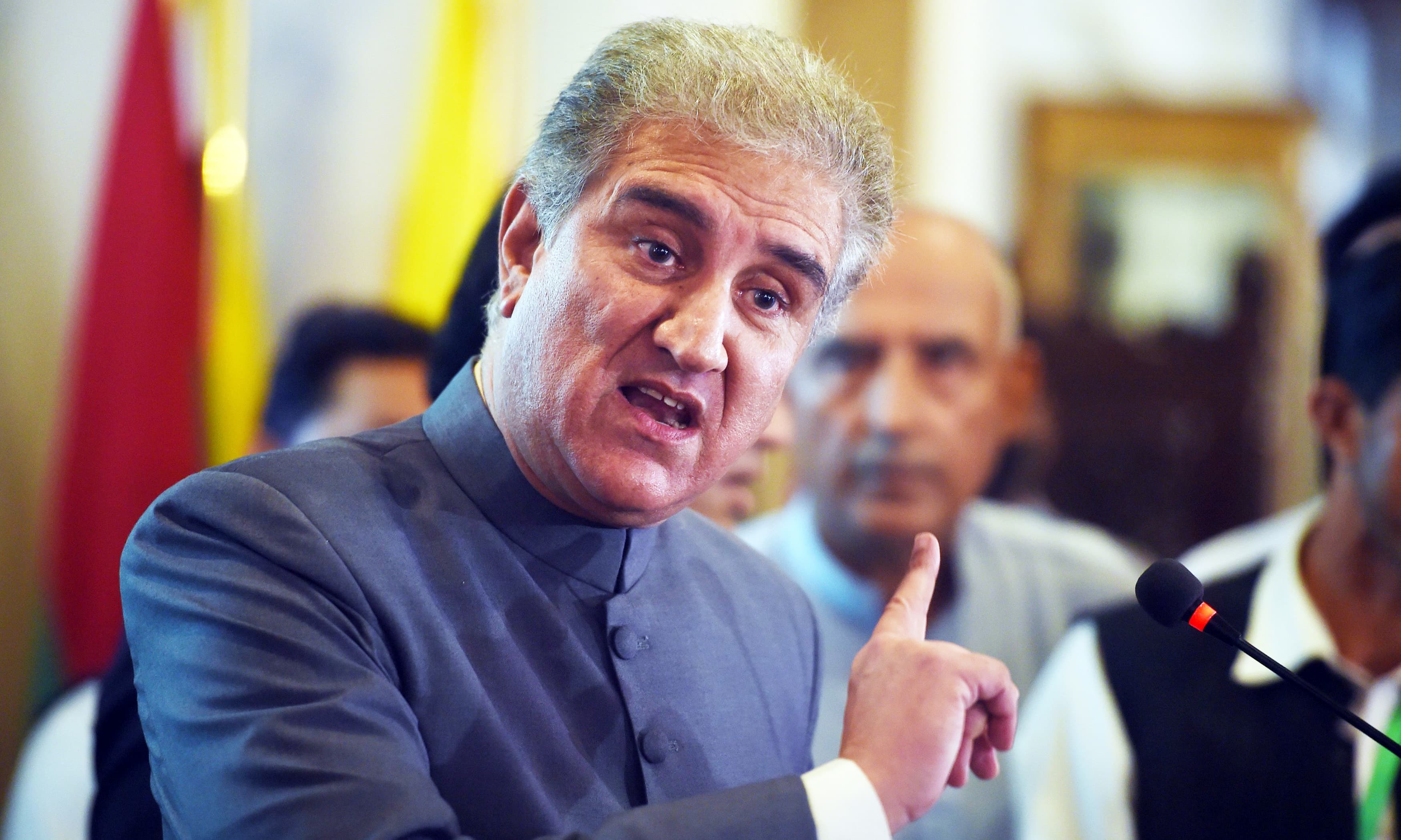 Pakistan Foreign Minister Shah Mehmood Qureshi