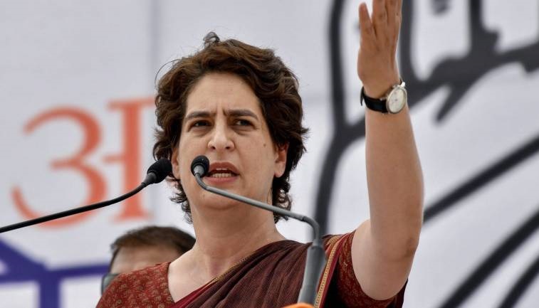 Congress leader Priyanka Gandhi Vadra