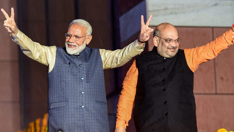 Prime Minister Narendra Modi and Amit Shah