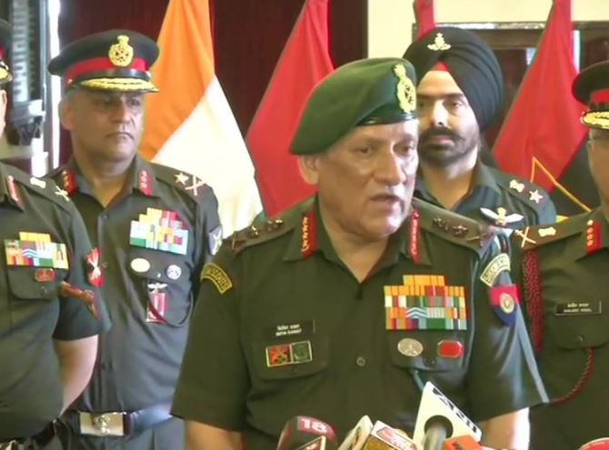 Army Chief General Bipin Rawat