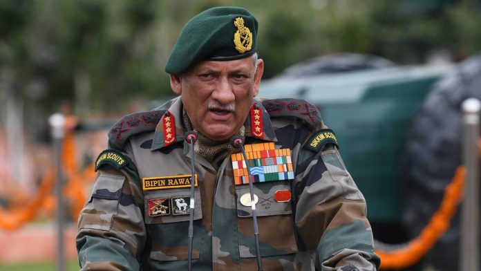 Army chief General Bipin Rawat