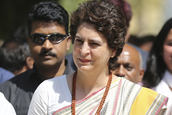 Congress leader Priyanka Gandhi Vadra