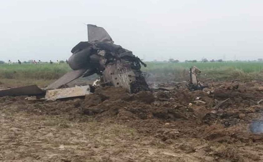 IAF MiG-21 crashes in Gwalior