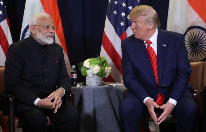 US President Donald Trump and India’s Prime Minister Narendra Modi