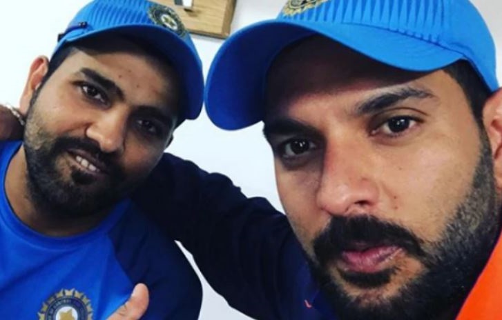 Yuvraj Singh and Rohit Sharma