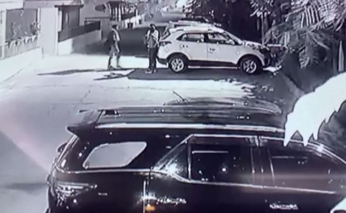 A grab from the CCTV footage of the incident