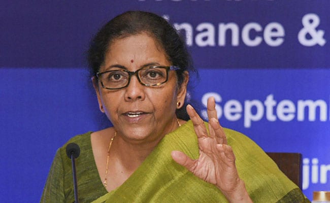 Finance Minister Nirmala Sitharaman (File Photo)