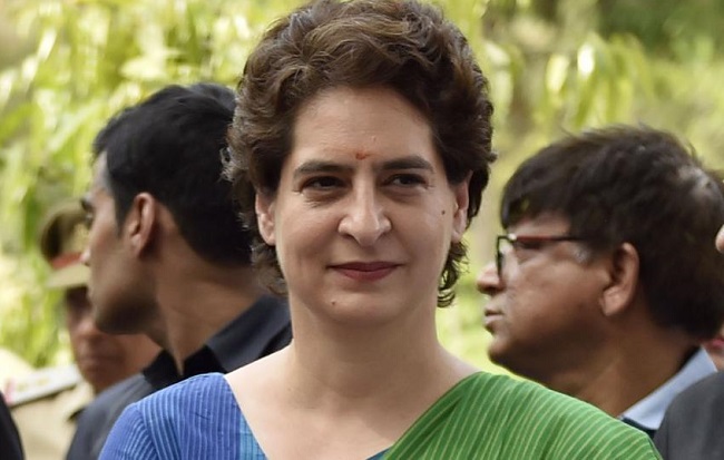 Congress leader Priyanka Gandhi Vadra