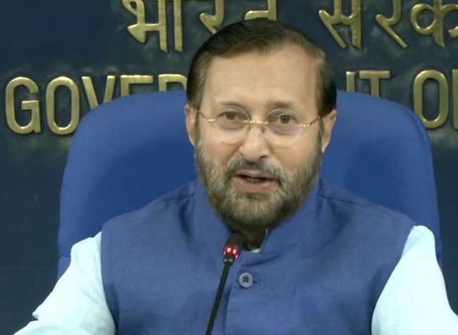 Union Minister Prakash Javadekar