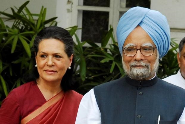 Congress interim president Sonia Gandhi and former Prime Minister Manmohan Singh