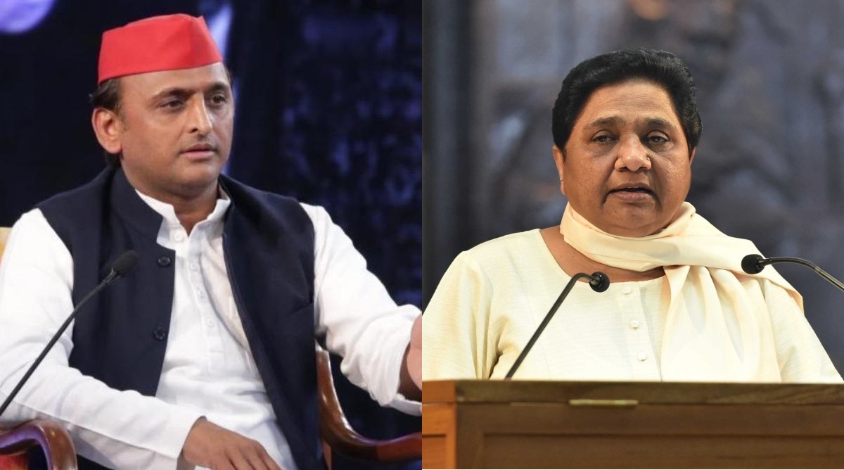 Samajwadi Party Chief Akhilesh Yadav and BSP Supermo Mayawati (File Photo)